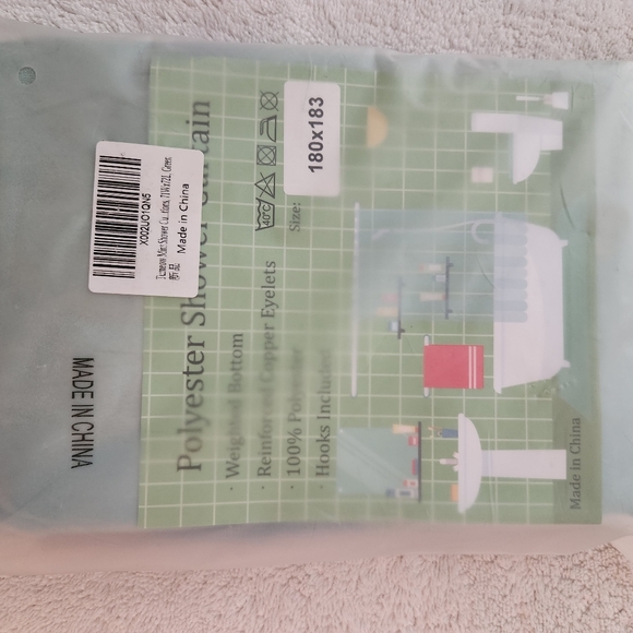Shower curtin new in bag - Picture 3 of 3